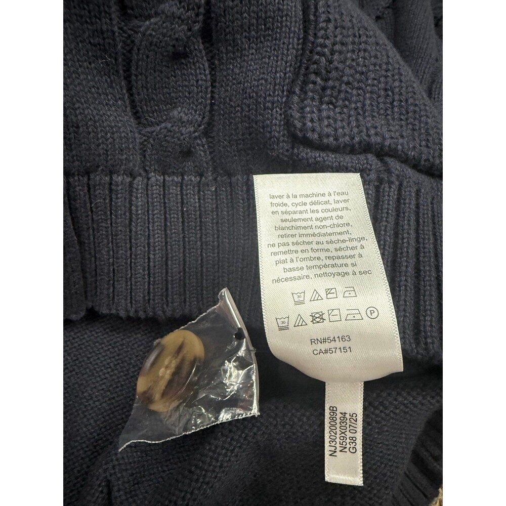 NWT Náutica Classic V-Neck Cardigan Elegant Preppy Classy Button Up Large - Picture 9 of 12